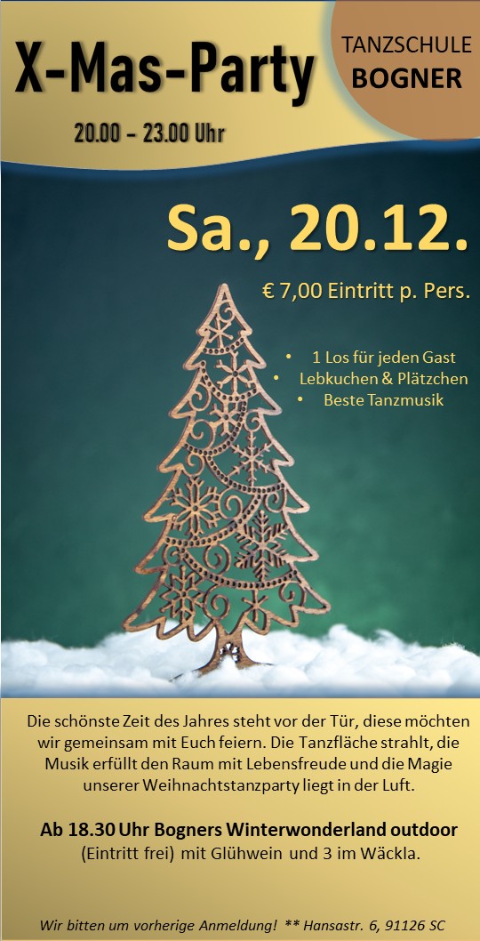 Du betrachtest gerade X-Max-Tanzparty Sa. 20.12.25