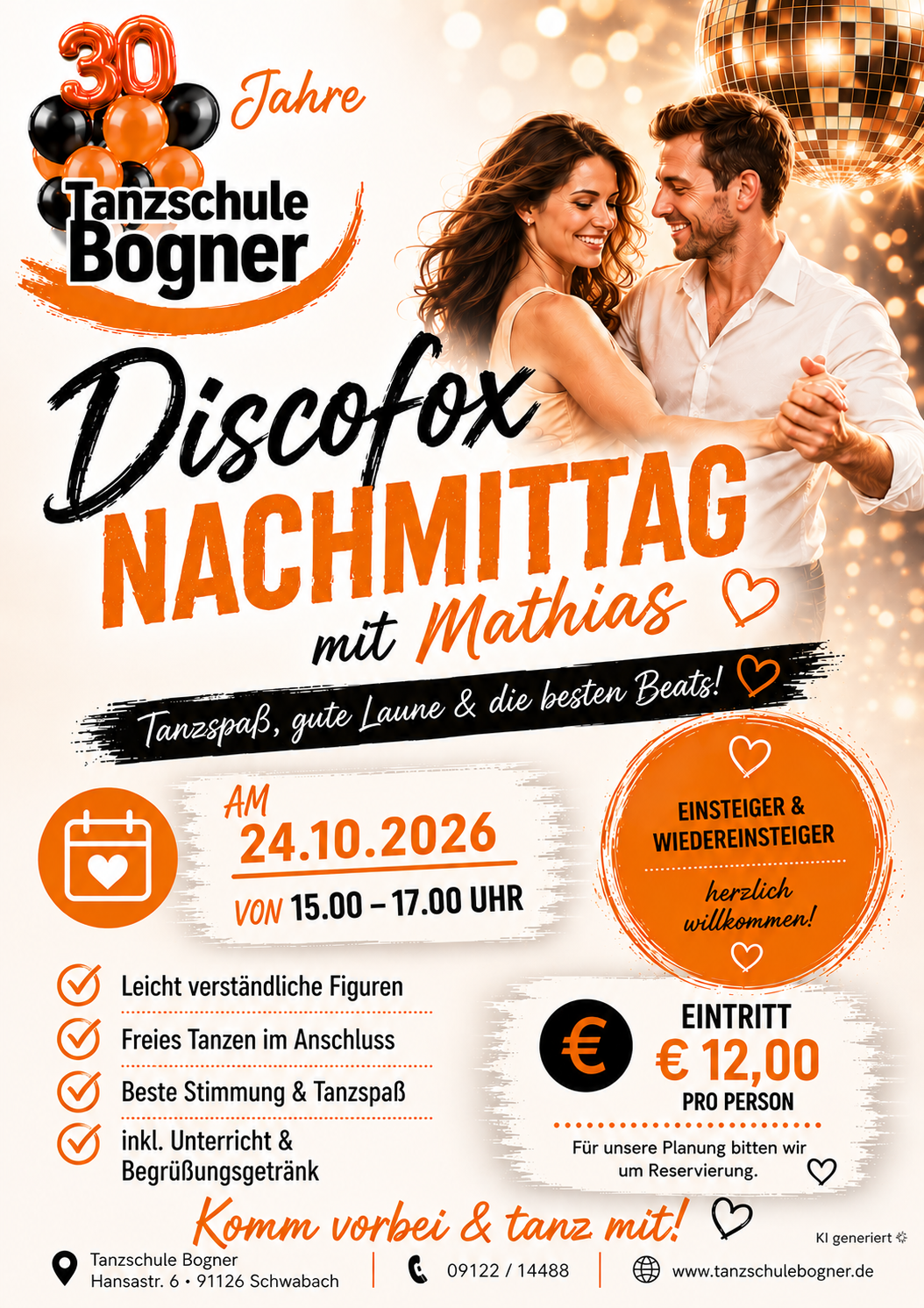 Du betrachtest gerade Discofox-Nachmittag 24.10.2026 – neue Uhrzeit